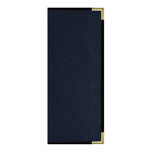 H. Risch, Inc. Oakmont 4 1/4" x 11" 2 View Menu Cover – item 759MP2V41BLU