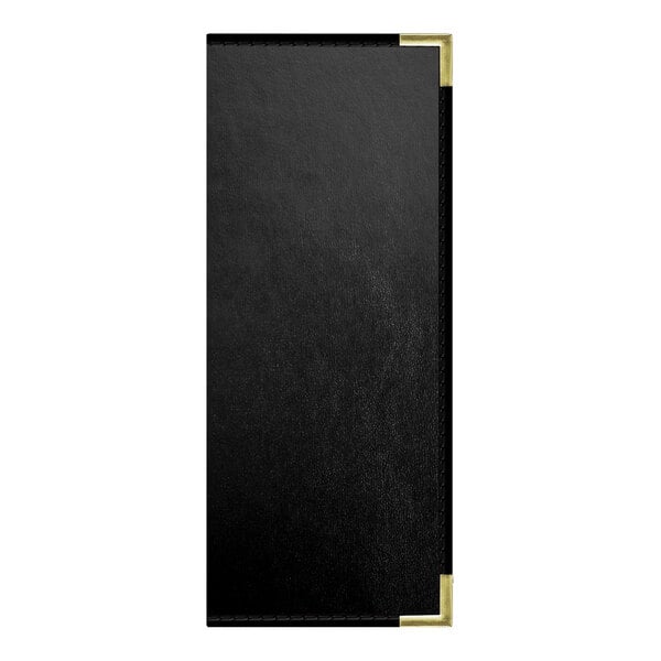 H. Risch, Inc. Oakmont 4 1/4" x 11" 6-View Menu Cover – item 759MP6V41BLA
