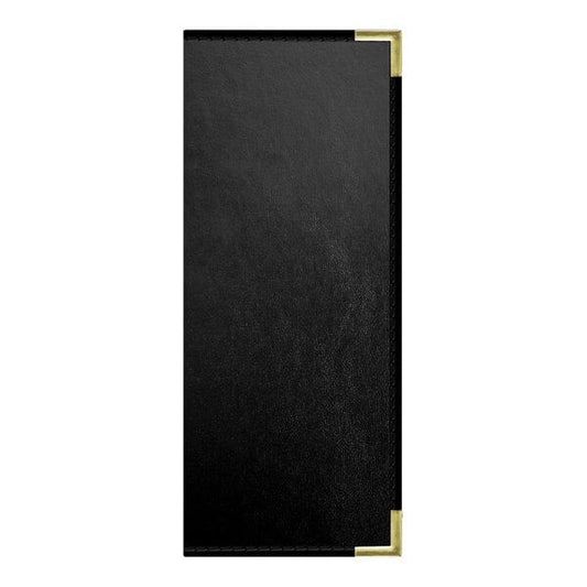 H. Risch, Inc. Oakmont 4 1/4" x 11" 4 View Menu Cover – item 759MP4V41BLA