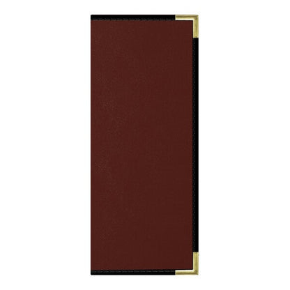 H. Risch, Inc. Oakmont 4 1/4" x 11" 8-View Menu Cover – item 759MP8V41WIN