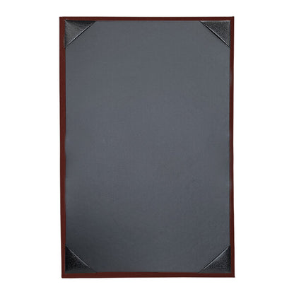 H. Risch, Inc. Oakmont Menu Cover w/ Album Style Corners – item 759OM1V17WIN