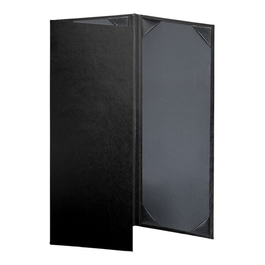 H. Risch, Inc. Oakmont 4 Menu Cover w/ Album Style Corners – item 759OM3V41BLA