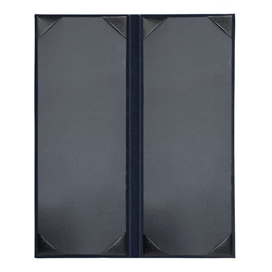 H. Risch, Inc. Oakmont 4 Menu Cover w/ Album Style Corners – item 759OM2V41BLU
