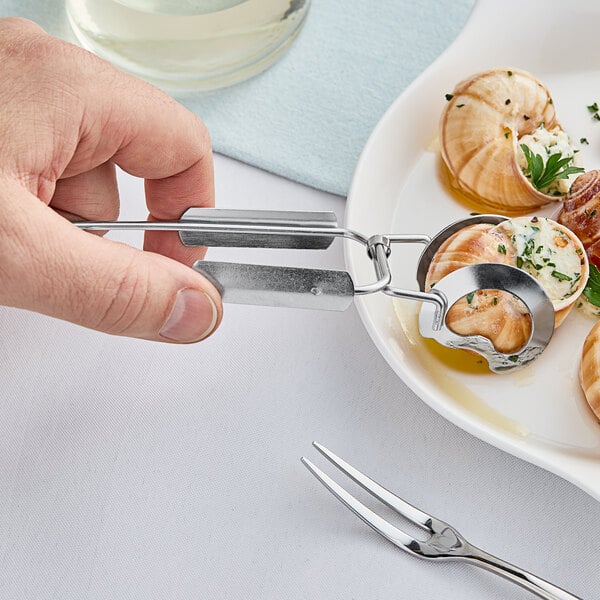 Acopa 6" Satin Escargot / Snail Tongs – item 267960831 image 2