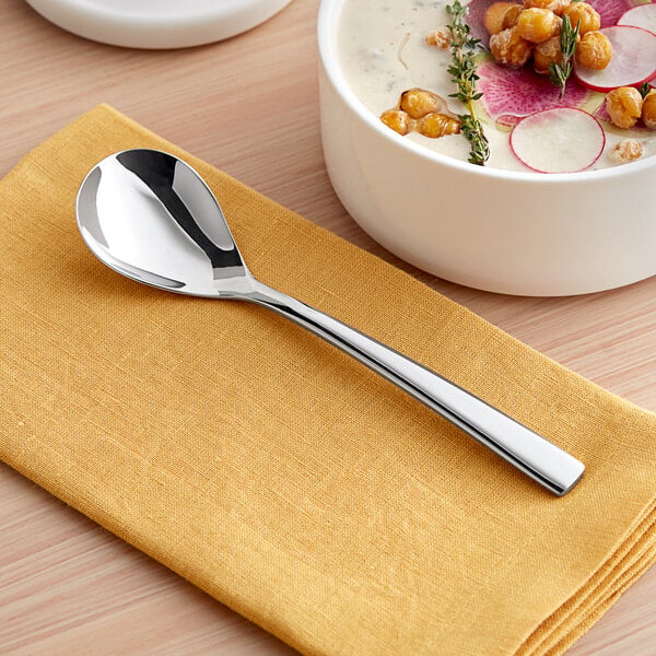 Acopa Lore 6 1/2" X-Heavy Bouillon Spoon – item 267920802 image 2