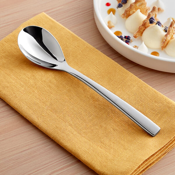 Acopa Lore 8 1/4" X-Heavy Dessert Spoon – item 267920803 image 2