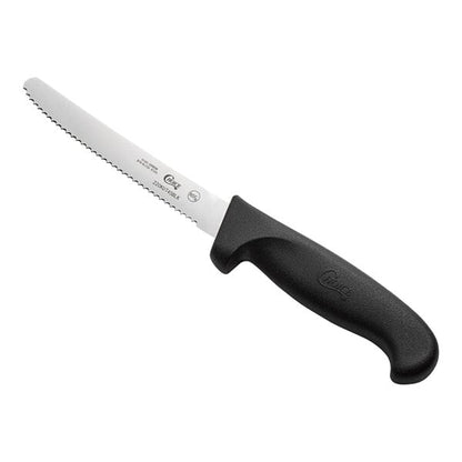 Choice 4 1/2" Serrated Edge Utility / Knife w/ Handle – item 220KUT45BLK
