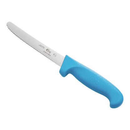 Choice 4 1/2" Serrated Edge Utility / Knife w/ Handle – item 220KUT45BLU
