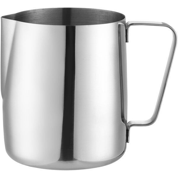 Tablecraft 36 oz. Mirror-Finished Frothing Pitcher – item 8082036