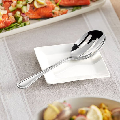 Acopa Edgeworth 8 3/4" X-Heavy Slotted Spoon – item 267750817 image 2