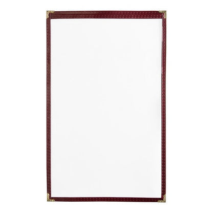 H. Menu Cover w/ Gold Decorative Corners and Gloss Finish – item 759TES8AG84