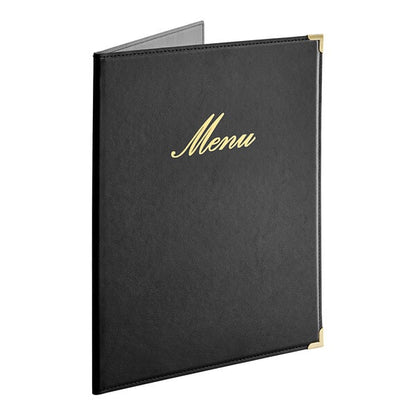 American Metalcraft Securit Classic Menu Holder - Black – item 124MCCRLSBK