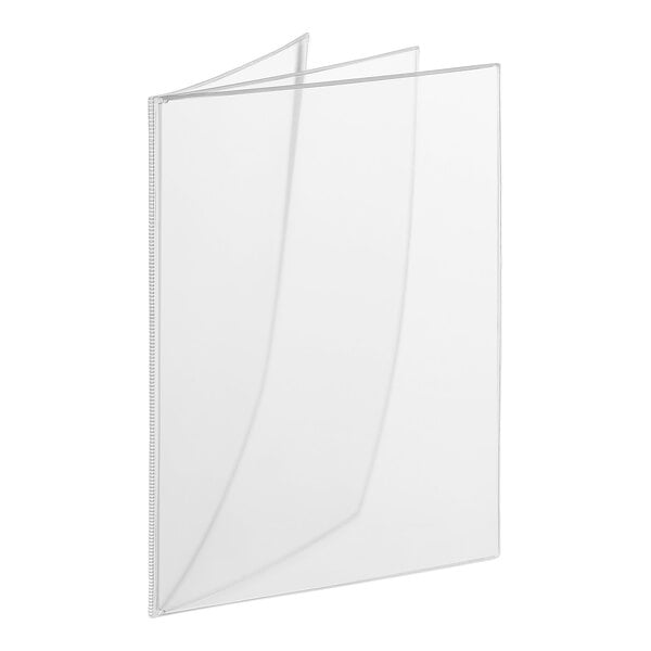 H. Risch, Inc. 8 1/2" x 11" Triple Panel / 6 Menu Cover – item 759CHS600C