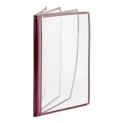 H. Menu Cover w/ Gold Decorative Corners and Gloss Finish – item 759TDD8AG84