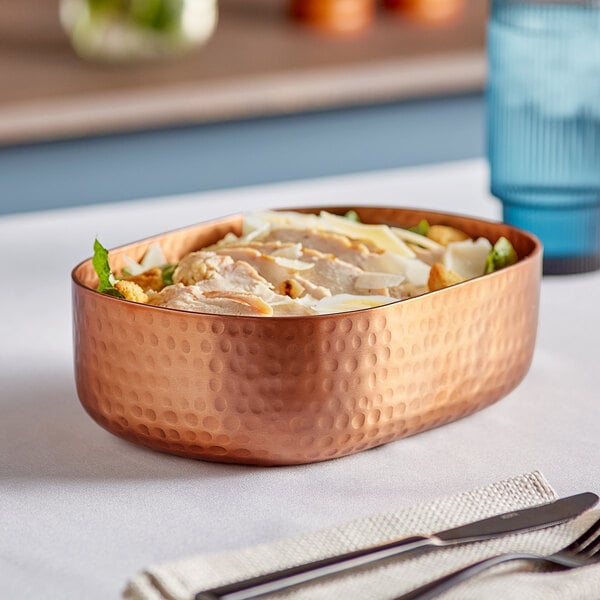 American Metalcraft 48 oz. Copper Aluminum Serving Bowl – item 124ABHC69