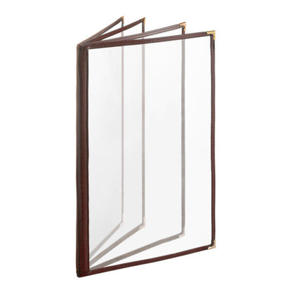 H. Menu Cover w/ Gold Decorative Corners and Gloss Finish – item 759TDD5AG84
