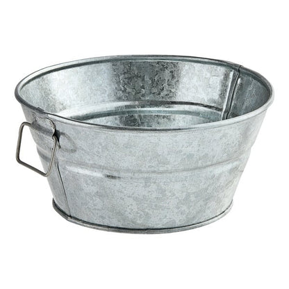 American Metalcraft 6" x 3" Galvanized Tub Serving Bowl – item 124MTUB63 image 2