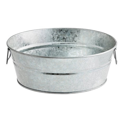 American Metalcraft 9" x 3" Galvanized Tub Serving Bowl – item 124MTUB93 image 2