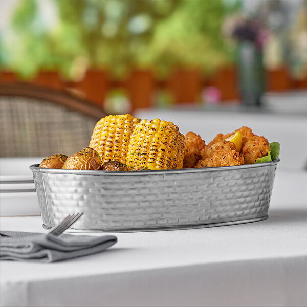 Tablecraft GPSS96 Brickhouse 9 1/2" x 6" Serving Platter – item 808GPSS96 image 2