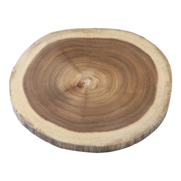 Tablecraft Acacia Collection 12" x 3/4" Round Serving Board – item 80811299