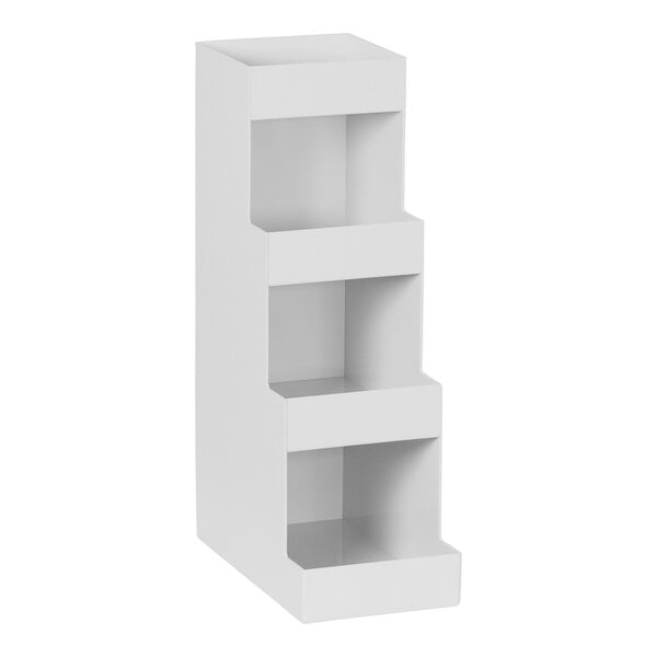 Cal-Mil White 4-Tier Plastic Condiment Organizer – item 2111126115