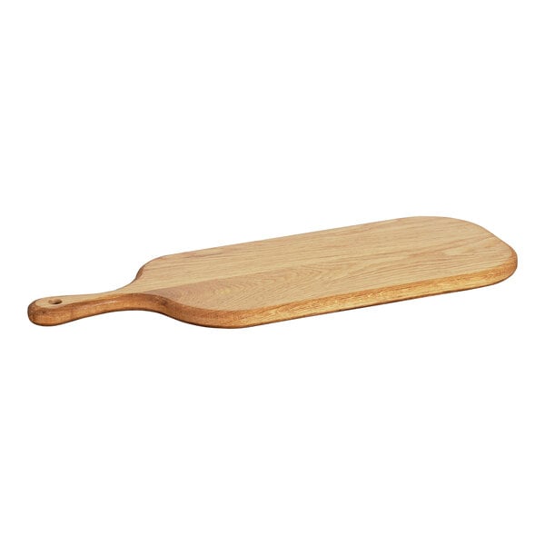 Cal-Mil Sydney 22" x 8" Oak Organic Serving Board w/ Handle – item 2112317422821