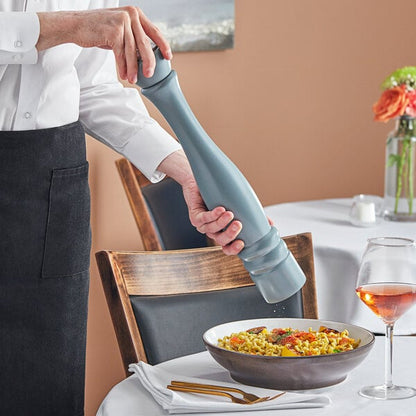 Acopa 18" Matte Steel Blue Wooden Salt / Pepper Mill – item 176PM18SB image 2