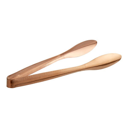 American Metalcraft BVHT2 11 3/4" Hammered Bronze Tongs – item 124BVHT2