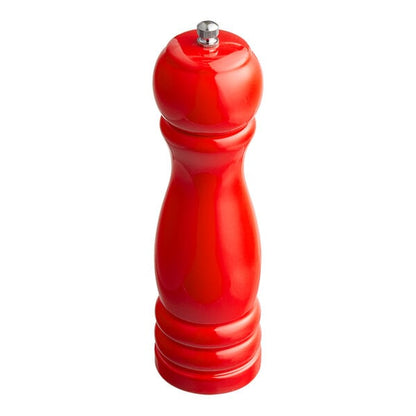 Acopa 8" Glossy Wooden Salt / Pepper Mill – item 176PM08RDSH