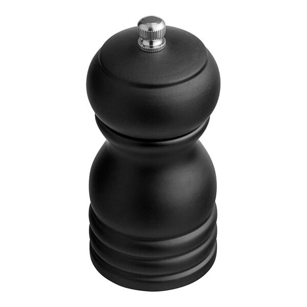 Acopa 4" Matte Wooden Salt / Pepper Mill – item 176PM04BK