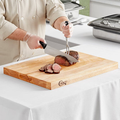 Choice 24" x 18" x 1 3/4" Cutting Board w/ Squared Edges – item 407WCB2418 image 2