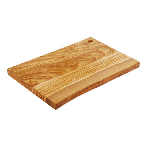 APS 11 7/8" x 8" x 3/4" Olive Wood Serving Board – item 959APS00871