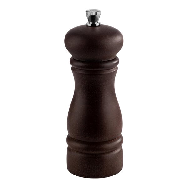 APS 6" Dark Beechwood Pepper Mill – item 959APS40571