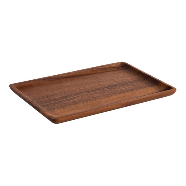 APS 9 7/8 x 6 5/8" x 1/2" Acacia Serving Board – item 959APS00793