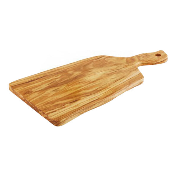 APS 15 3/4" x 7 7/8" Olive Wood Serving Board w/ Handle – item 959APS00877