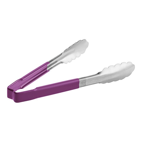 Vollrath 4780980 Jacob's Pride 9 1/2" Scalloped Tongs w/ – item 9224780980