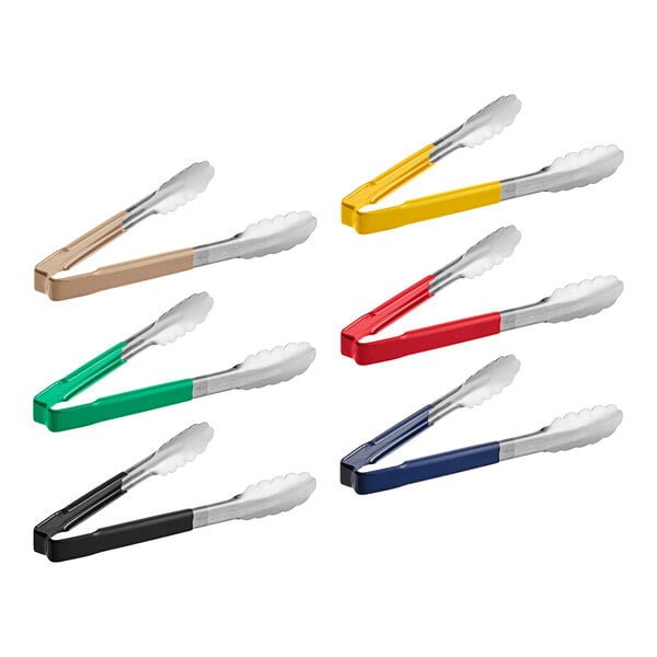 Vollrath 4780911 Jacob's Pride 9 1/2" Scalloped Tongs – item 92247809KIT