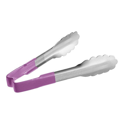 Vollrath 4780680 Jacob's Pride 6" Scalloped Tongs w/ Purple – item 9224780680