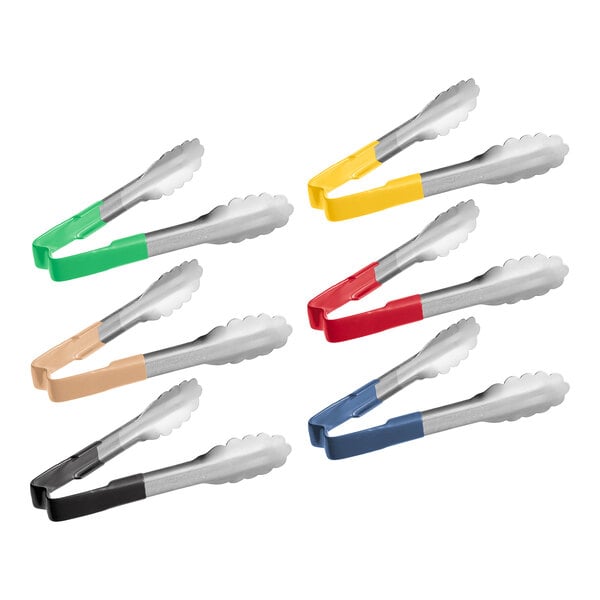 Vollrath Jacob's Pride 6" Scalloped Tongs HACCP Kit w/ – item 92247806KIT