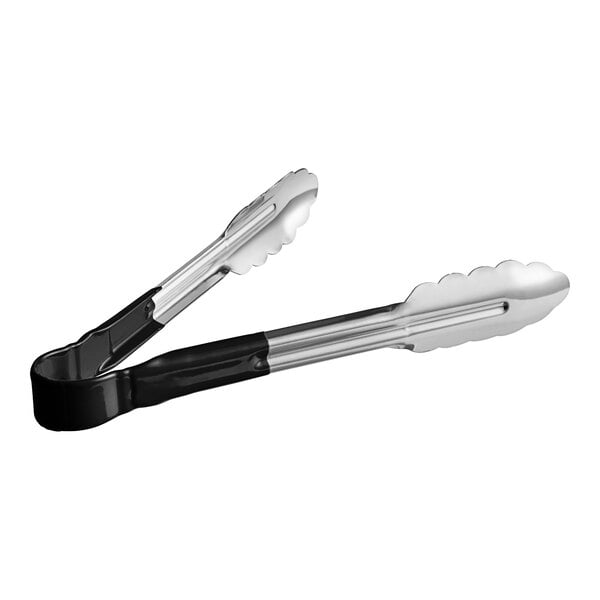 Carlisle 60756003 Scalloped Tongs w/ Black Dura-Kool Handle – item 27160756003