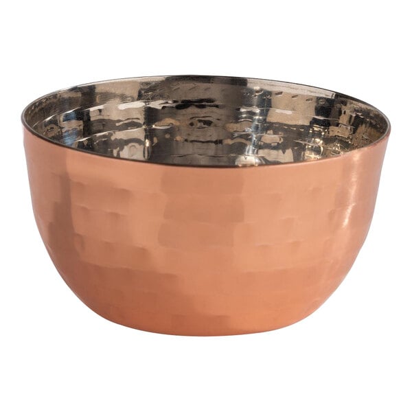 APS Mumbai 5 oz. Hammered Copper Serving Bowl – item 959APS40737