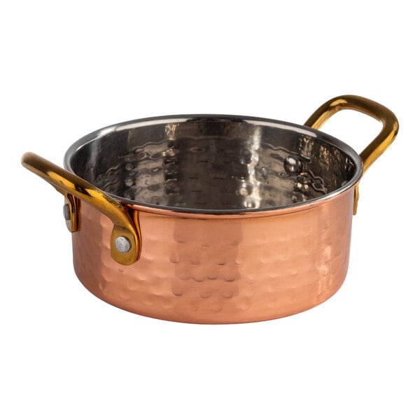 APS Mumbai 11.8 oz. Hammered Copper Serving Bowl – item 959APS40731