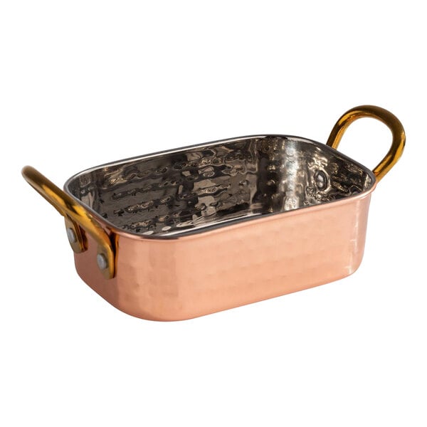 APS Mumbai 8.5 oz. Hammered Copper Serving Bowl – item 959APS40735