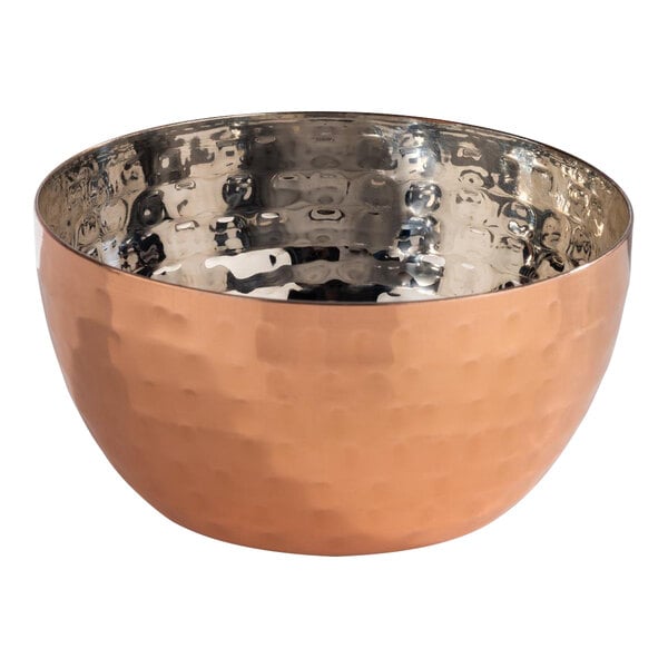APS Mumbai 6.8 oz. Hammered Copper Serving Bowl – item 959APS40738