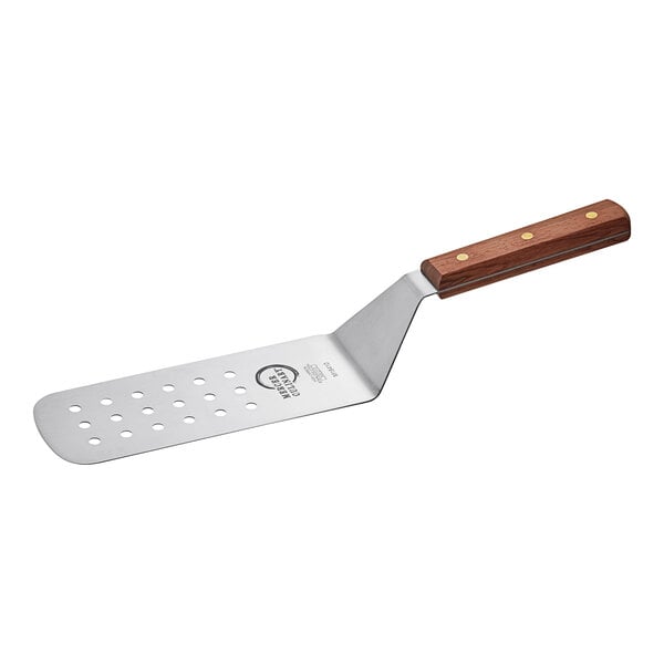 Mercer Culinary M18410 Perforated Turner w/ Rosewood Handle – item 470M18410