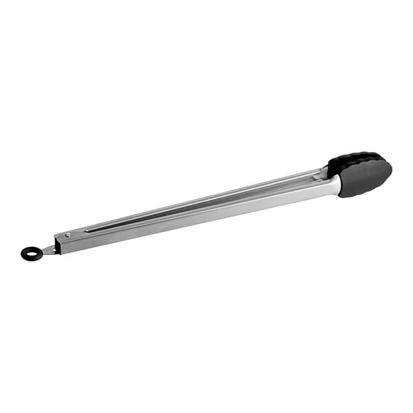 TableCraft 4016BK 16" Silicone Tip Locking Tongs – item 9224016BK