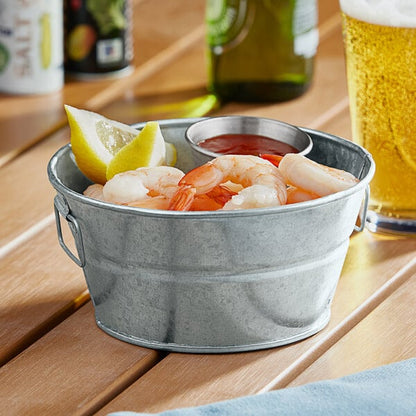 American Metalcraft 6" x 3" Galvanized Tub Serving Bowl – item 124MTUB63