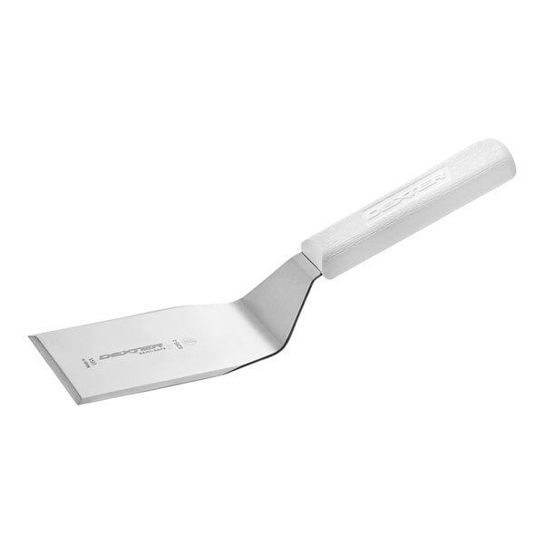 Dexter-Russell 16433 4" x 3" Turner - White Plastic Handle – item 332601312