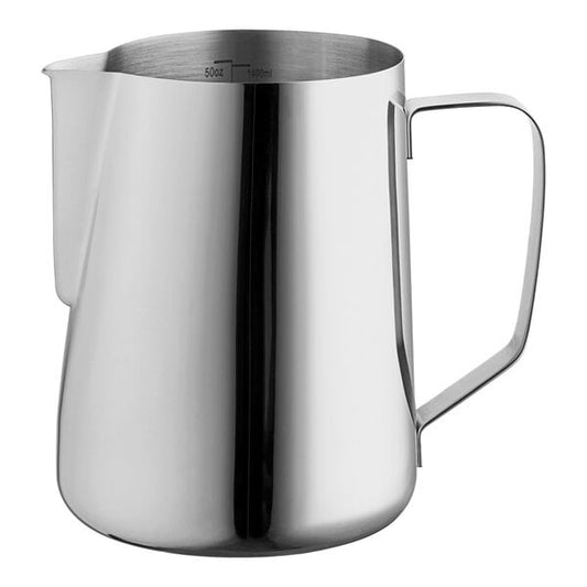 Choice 50 oz. Polished Stainless Frothing Pitcher – item 176FROTHP50