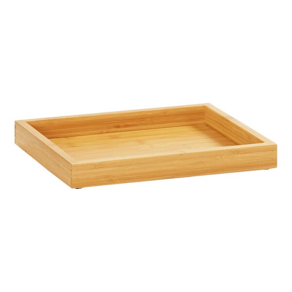 Cal-Mil -10-60 Bamboo 12" x 9 3/4" Serving Tray – item 21113671060